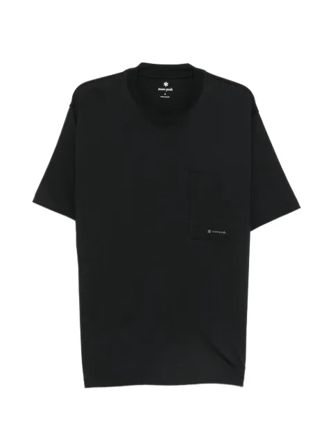 Snow Peak logo-print chest-pocket T-shirt
