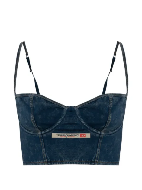 Diesel Sheila-Dnm BH mit Logo-Patch