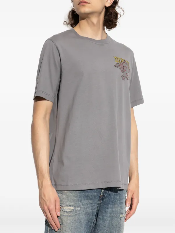 Diesel エンブロイダリーTシャツ | グレー | FARFETCH JP