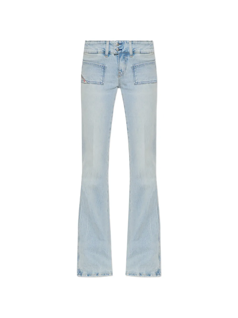 Diesel D-Hush patch-pocket jeans - Blau