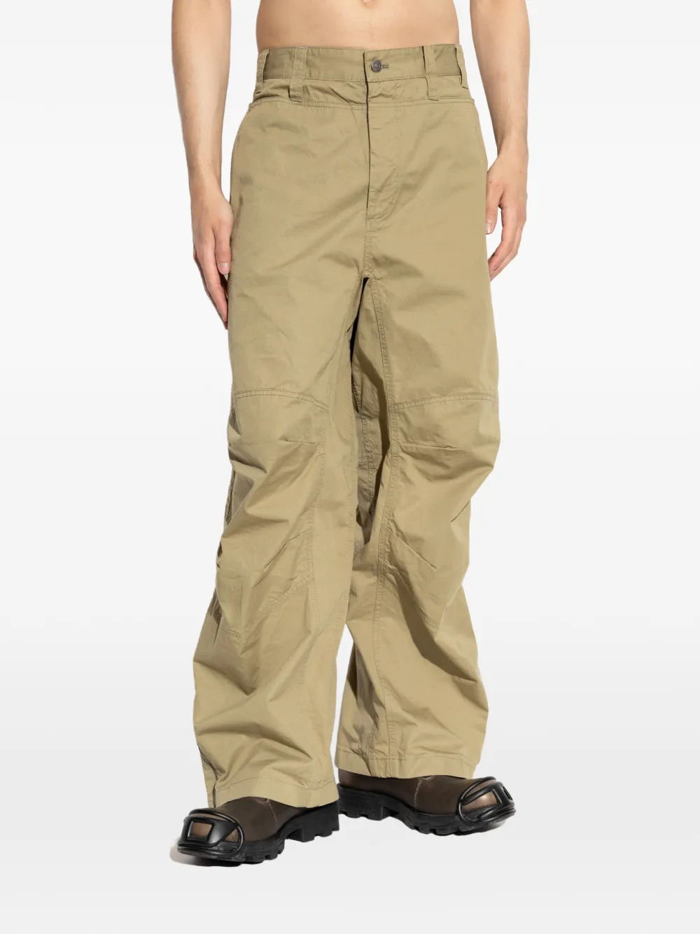 Diesel P-Delly broek met vlakken Groen
