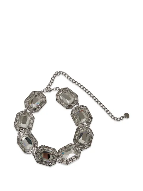 Self-Portrait crystal-embellished necklace
