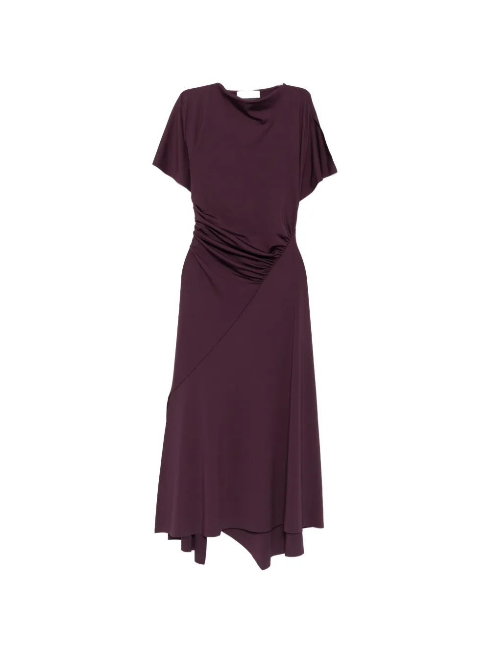 Victoria Beckham Blousey midi dress - Violett