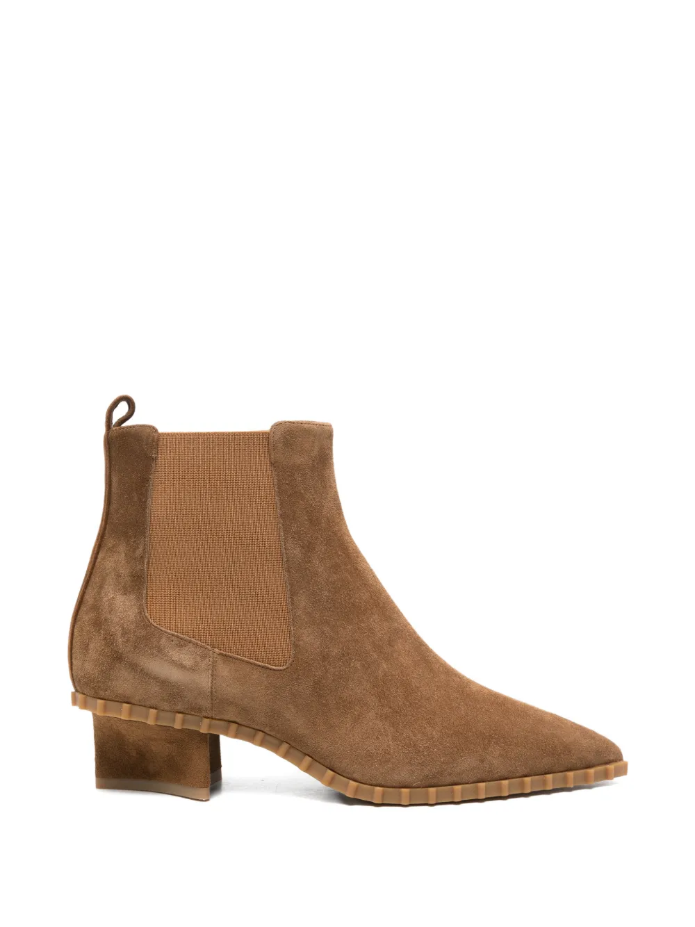 Rayla K suede pointed-toe ankle boots - Braun