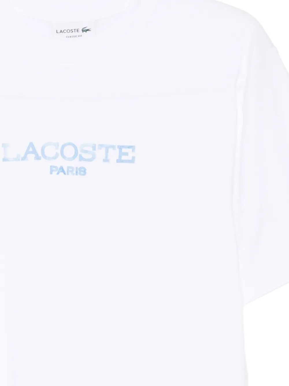 Lacoste T-shirt met logoprint Wit