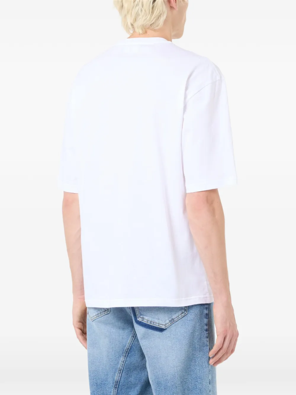 Iceberg Katoenen T-shirt met print Wit