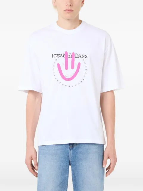 Iceberg smile-print cotton T-shirt