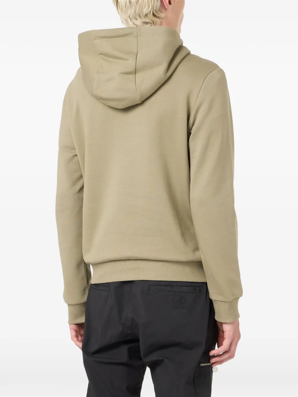 Iceberg Hoodie met wolf-borduurwerk Groen