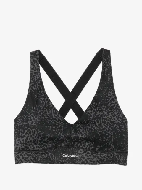 Calvin Klein bra deportivo con motivo de leopardo