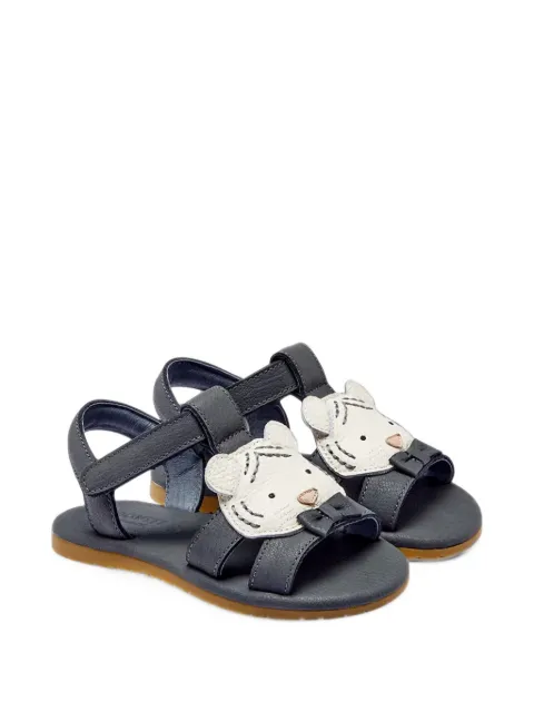 Donsje Dhalo tiger leather sandals