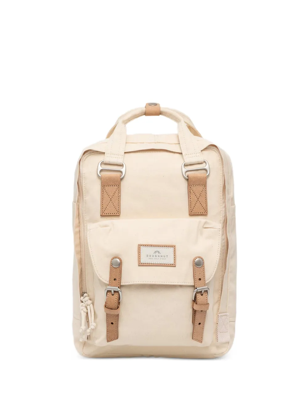 Doughnut Macaroon buckle-detail canvas backpack - Toni neutri