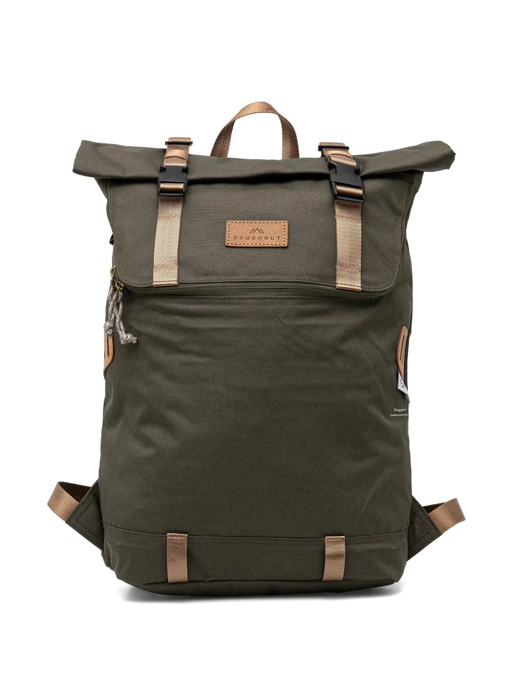 Doughnut buckle-fastening backpack - Verde