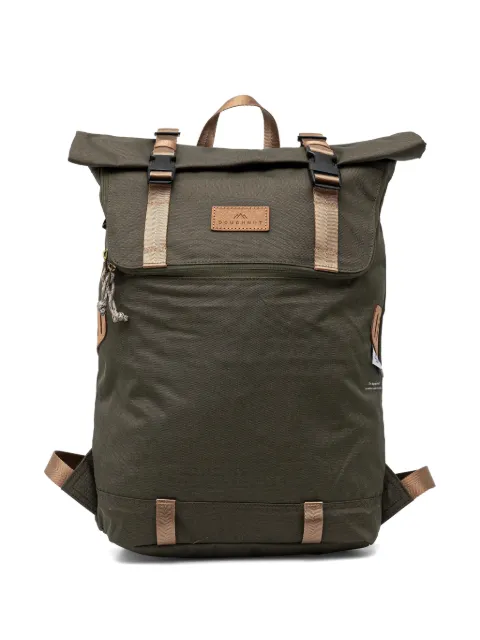 Doughnut buckle-fastening backpack