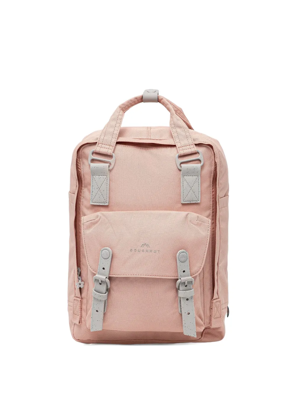 Doughnut Macaroon Monet buckle-fastening floral-lined backpack - Rosa