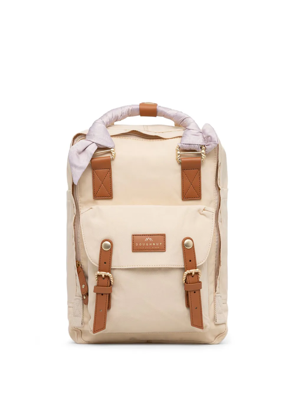 Doughnut Macaroon Grace 16L scarf-wrapped buckled backpack - Toni neutri