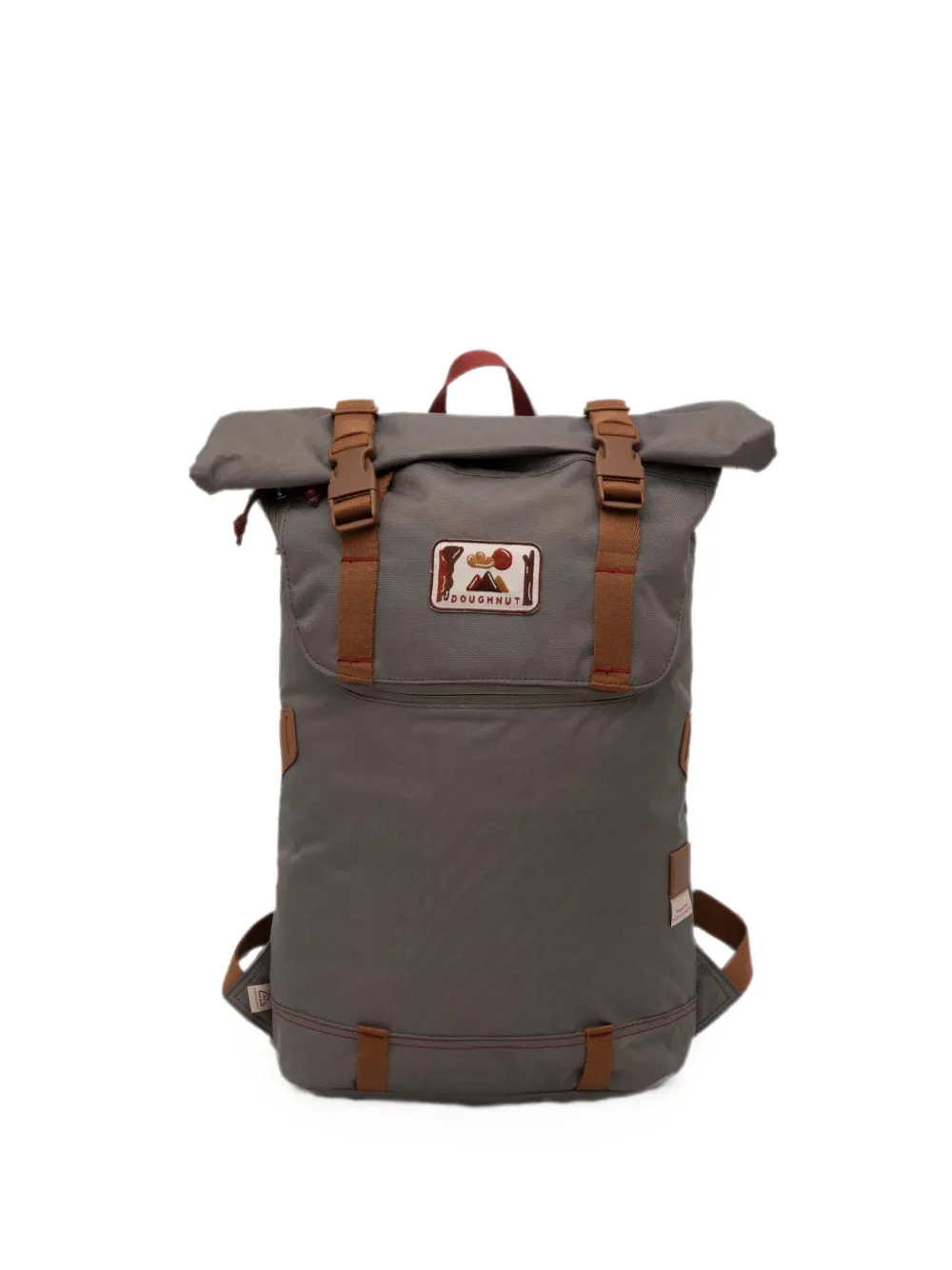 Doughnut roll-top buckle-fastening backpack - Grau