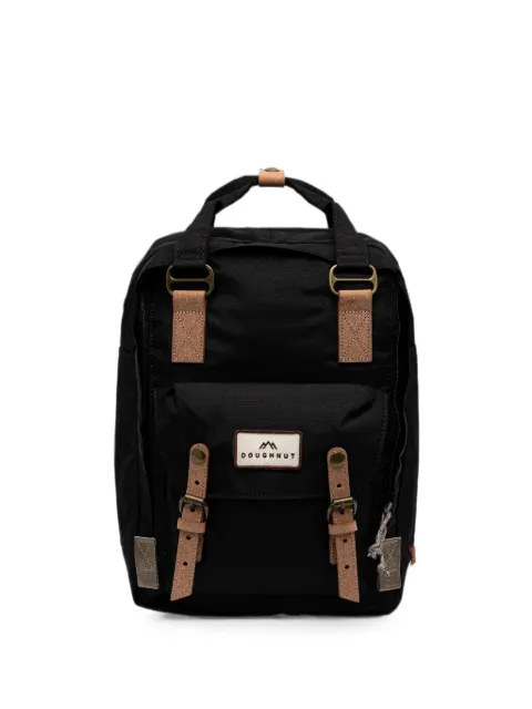 Doughnut logo-patch buckle-fastening backpack