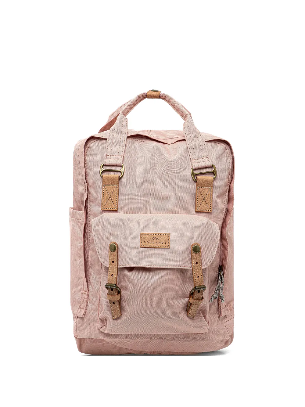 Doughnut Large Macaroon Buckle-fastening Logo-patch Backpack In Pink