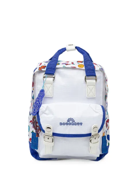 Doughnut graphic-print backpack