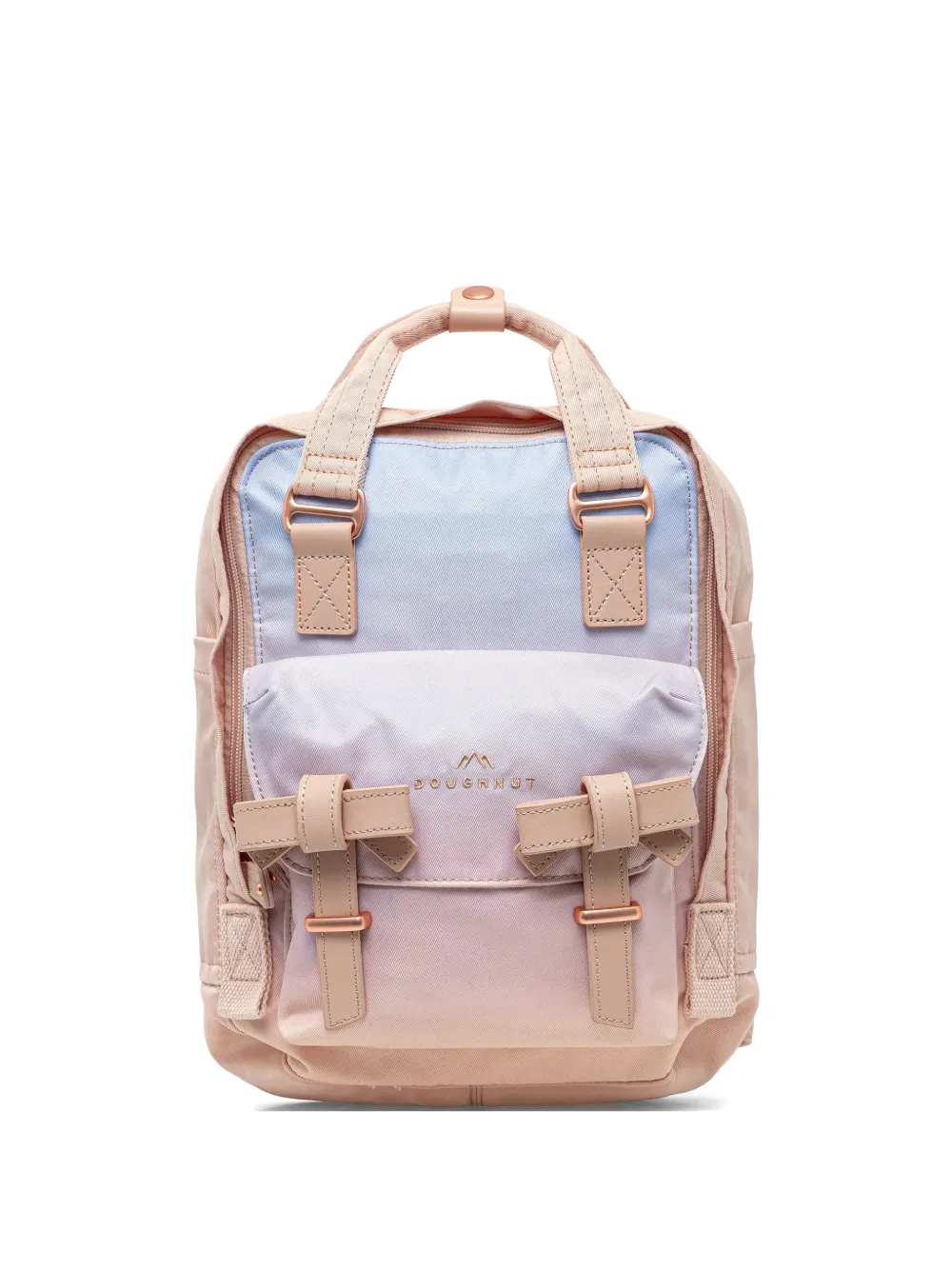 Doughnut mini Macaroon Sky x Ribbon gradient-effect bow-detail backpack - Rosa