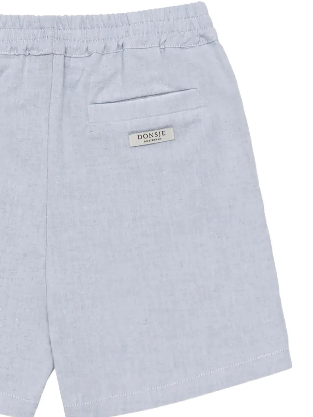 Donsje Plom elasticated-waistband shorts Blauw