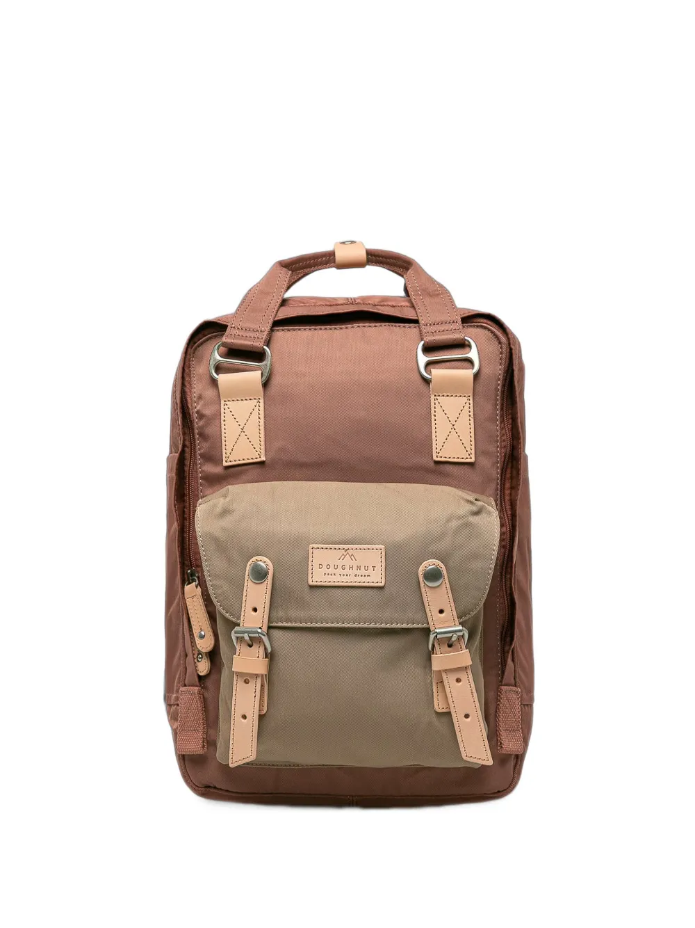 Doughnut Macaroon buckle-detail backpack - Marrone