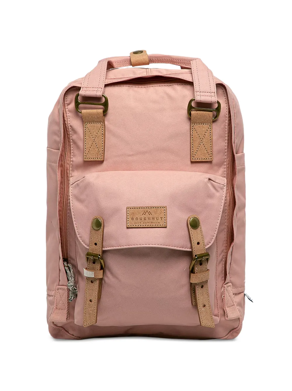 Doughnut Macaron Rucksack mit Schnallenverschluss - Rosa