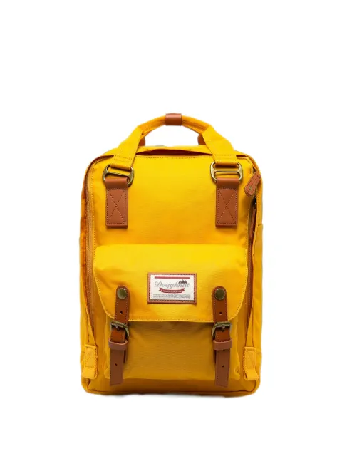 Doughnut Macaroon leather-trim buckle-strap backpack