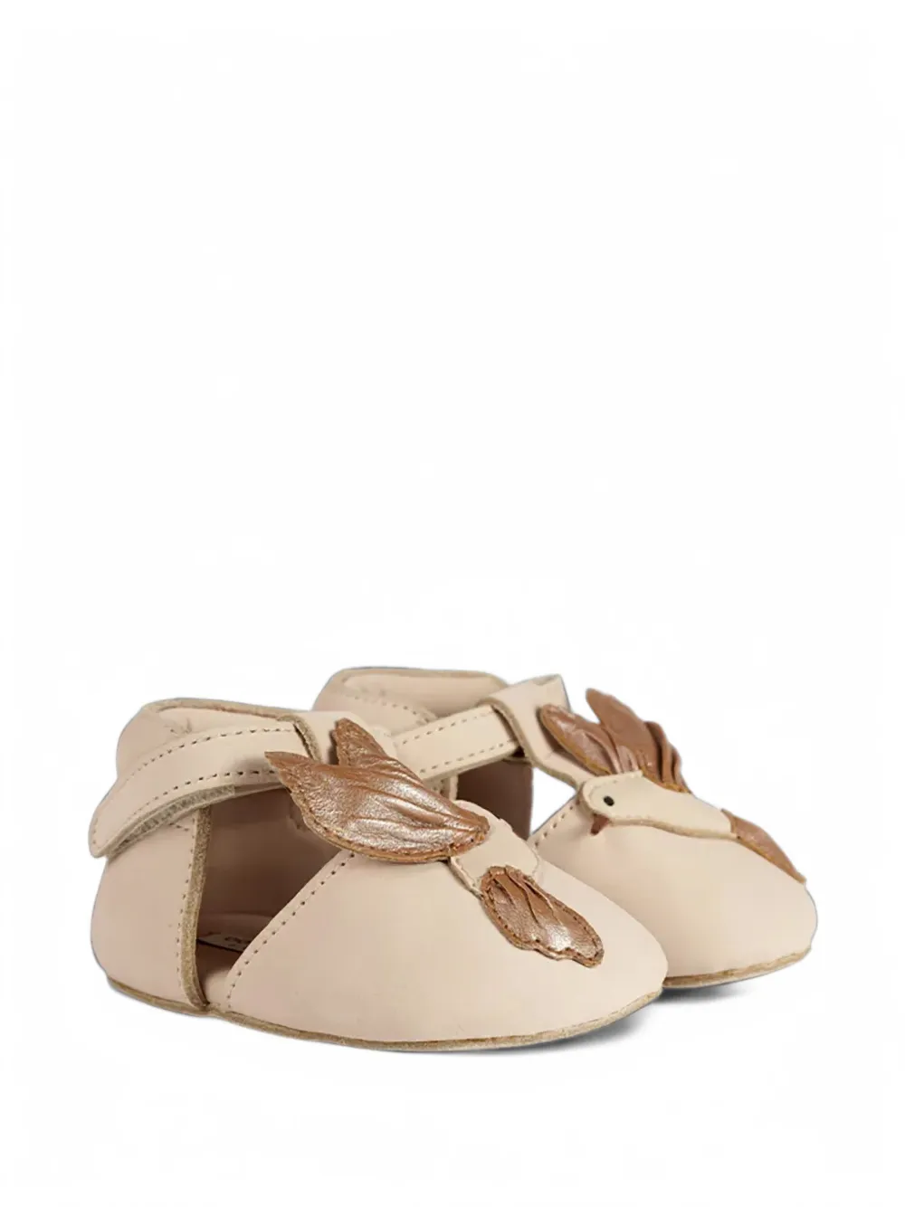 Donsje Franny hummingbird leather pre-walkers - Nude