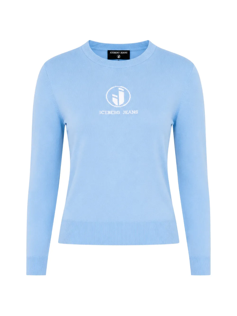 Iceberg logo-print sweater - Blu