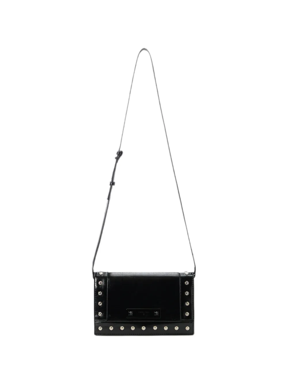 Iceberg stud-embellished shoulder bag - Nero