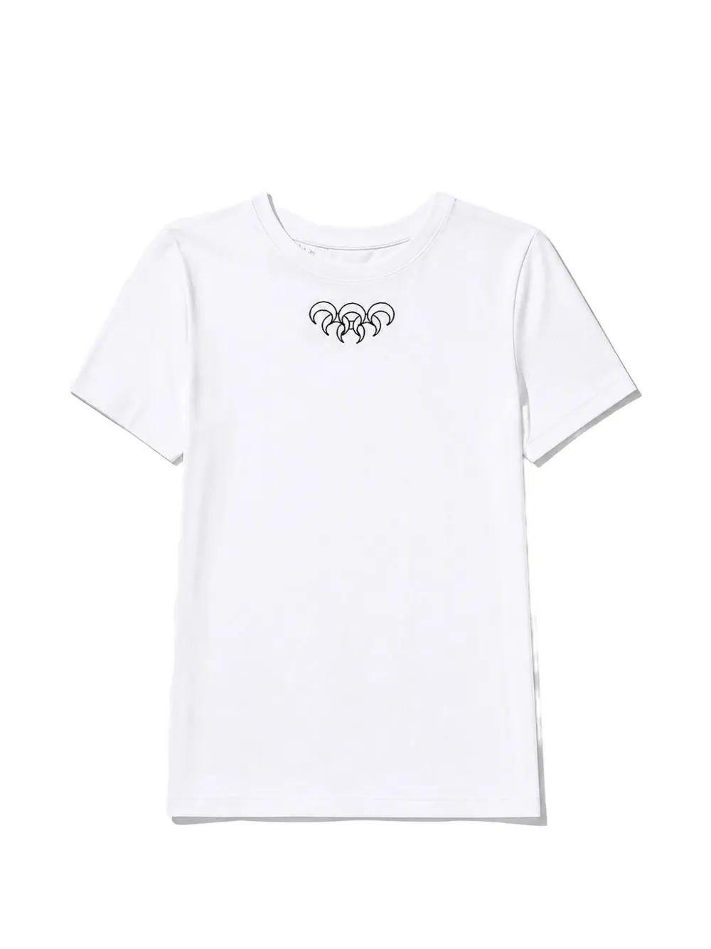Marine Serre graphic-print Moon T-shirt - Bianco