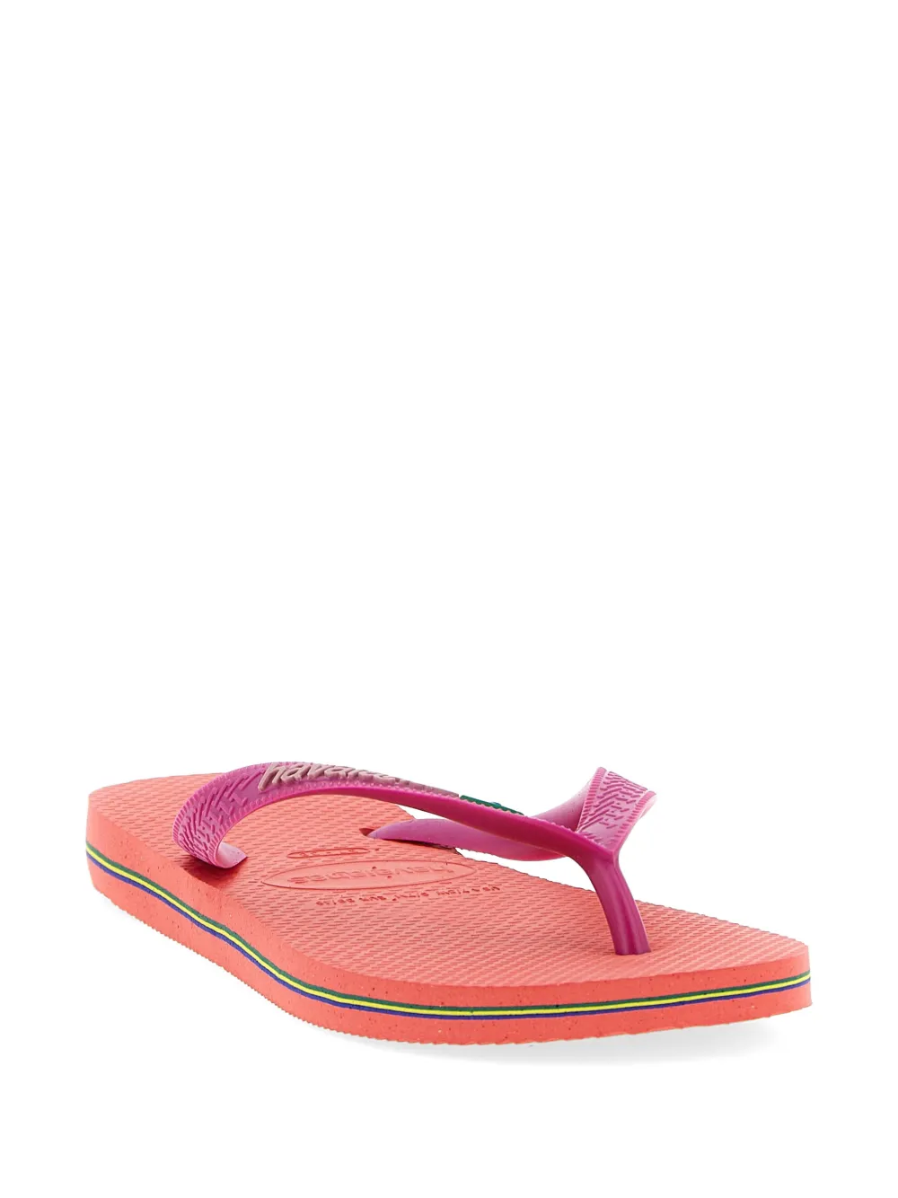 Havaianas Brasil sandalen met logo Roze