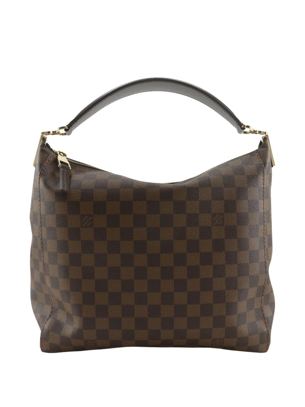 Louis Vuitton Pre-Owned 2004 Damier Ebene Portobello PM shoulder bag - Braun