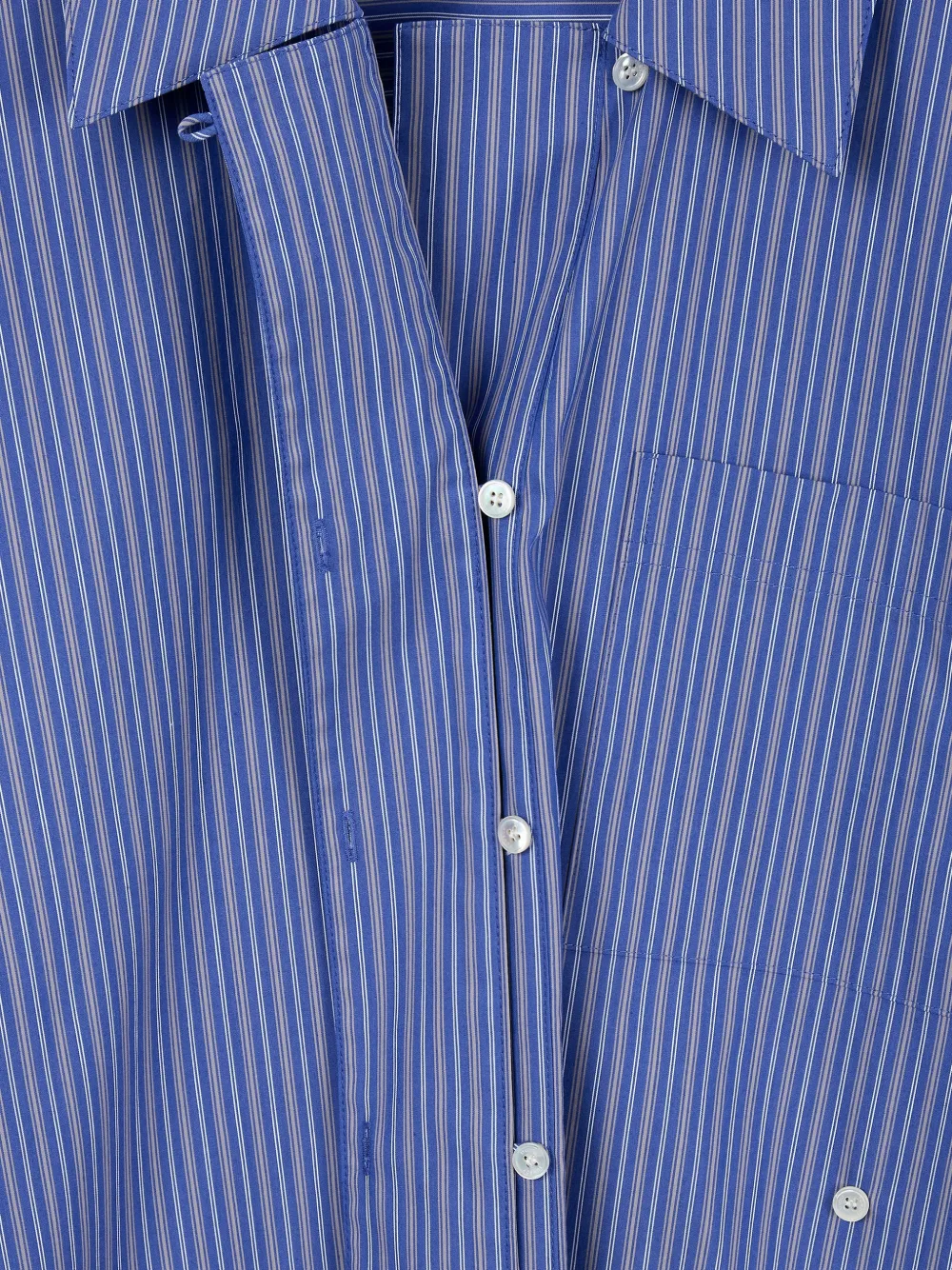 TOMBOY Gestreept overhemd Blauw
