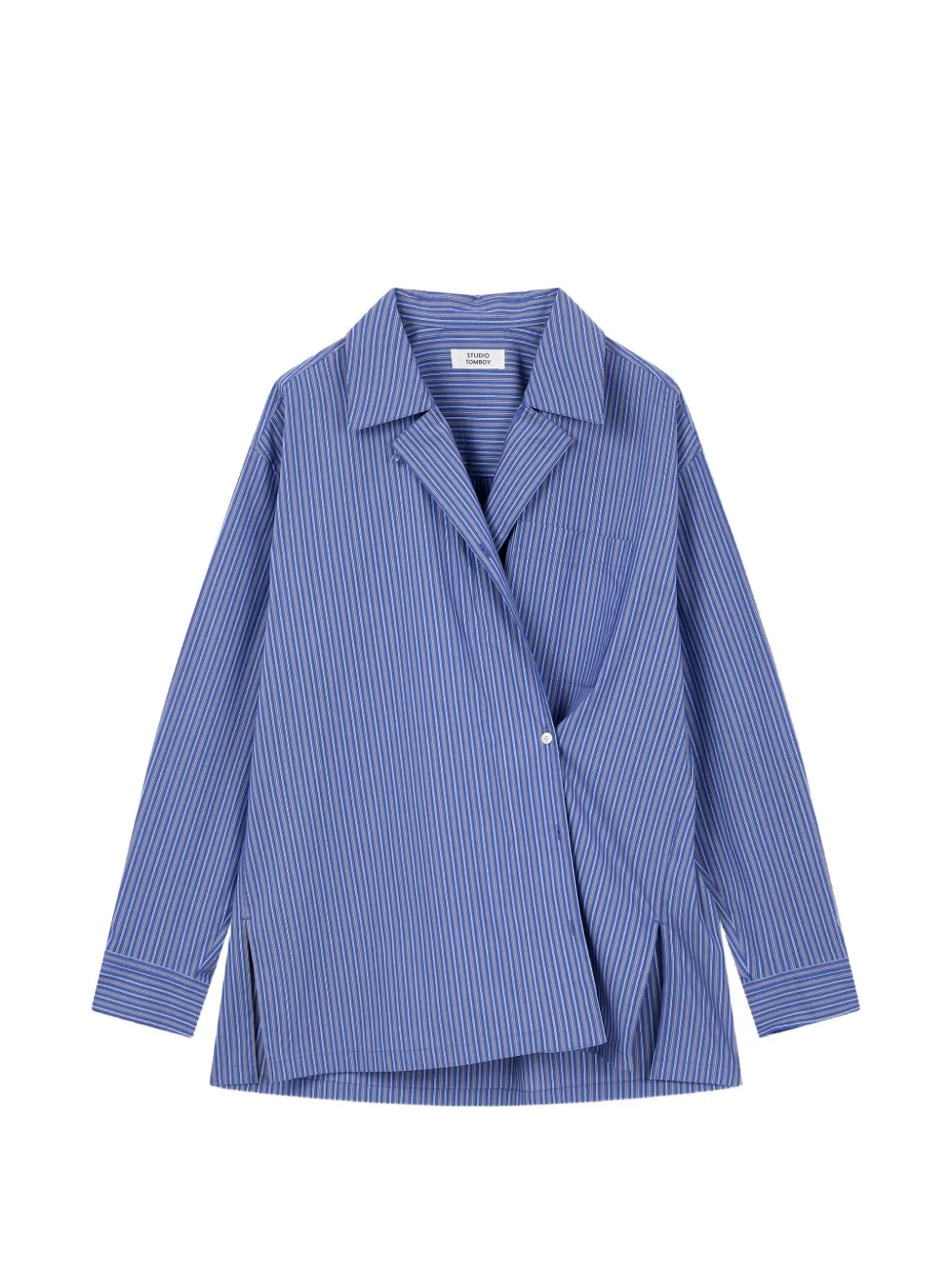 TOMBOY Gestreept overhemd Blauw
