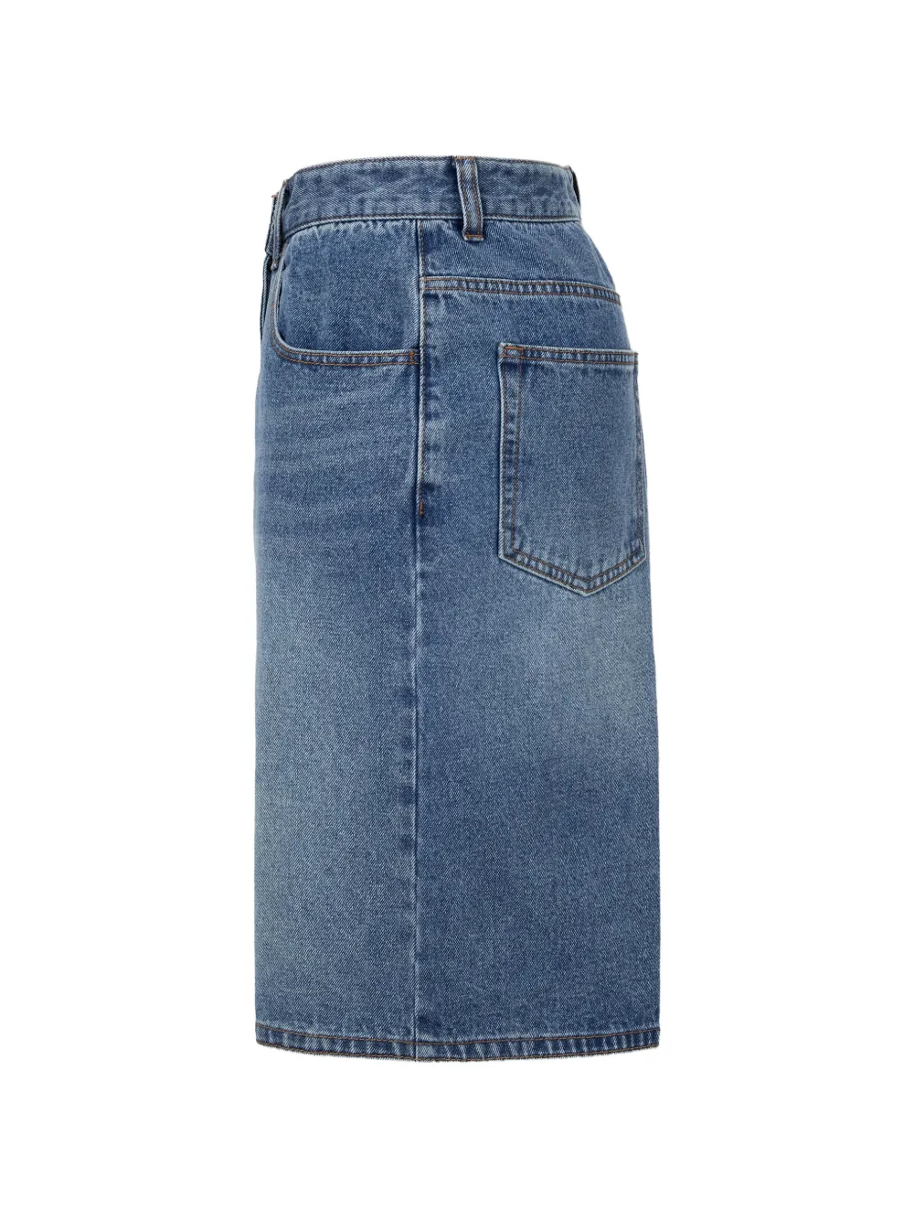 TOMBOY High waist denim shorts Blauw