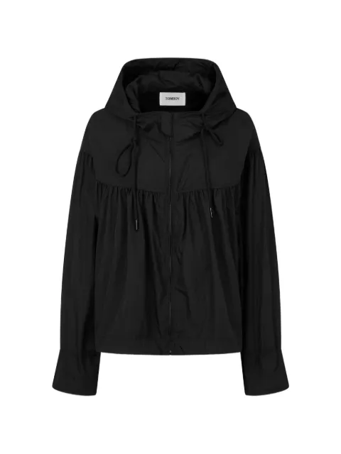 TOMBOY shirred windbreaker cropped jacket