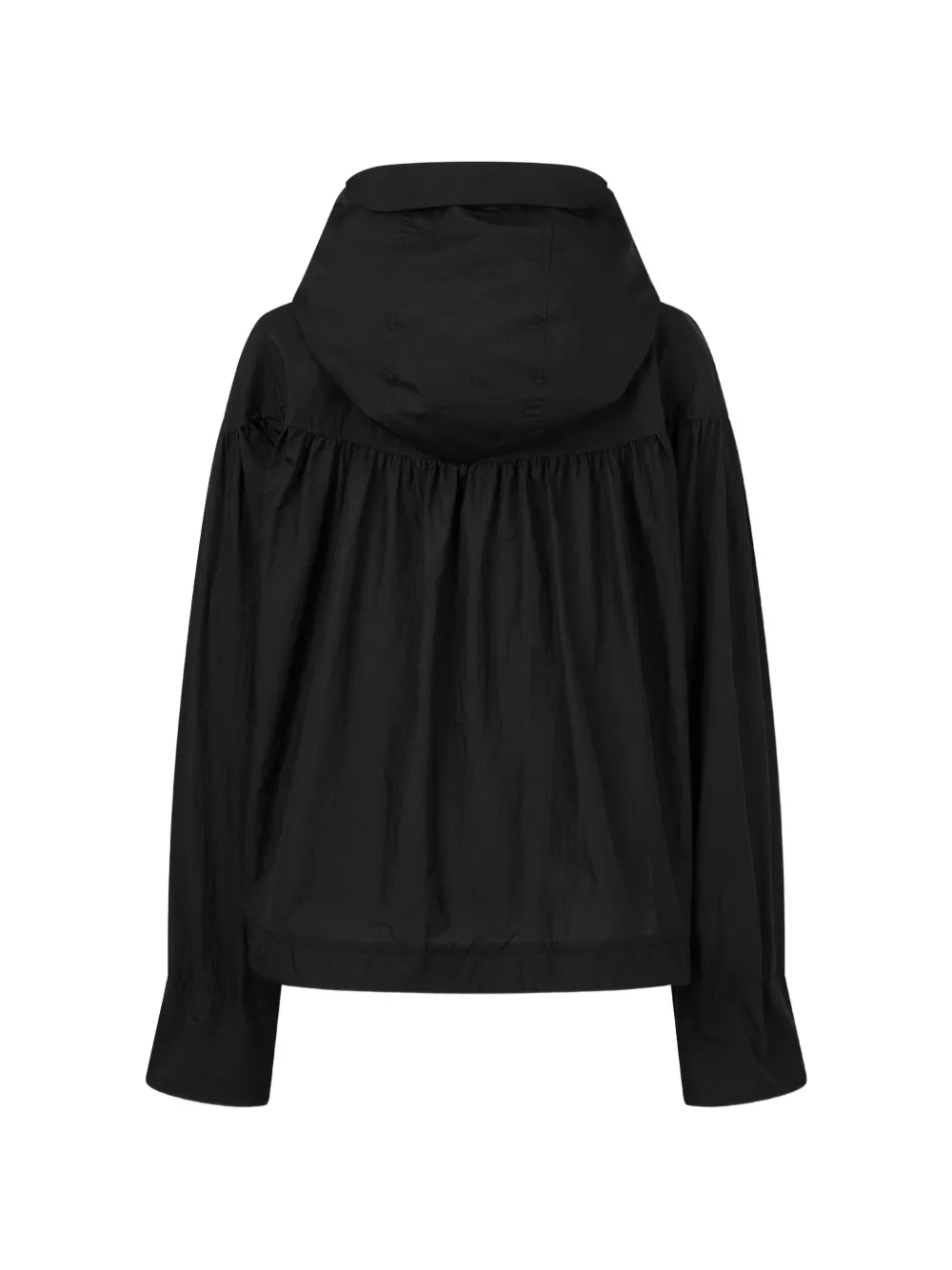 TOMBOY Gelaagd cropped windjack Zwart