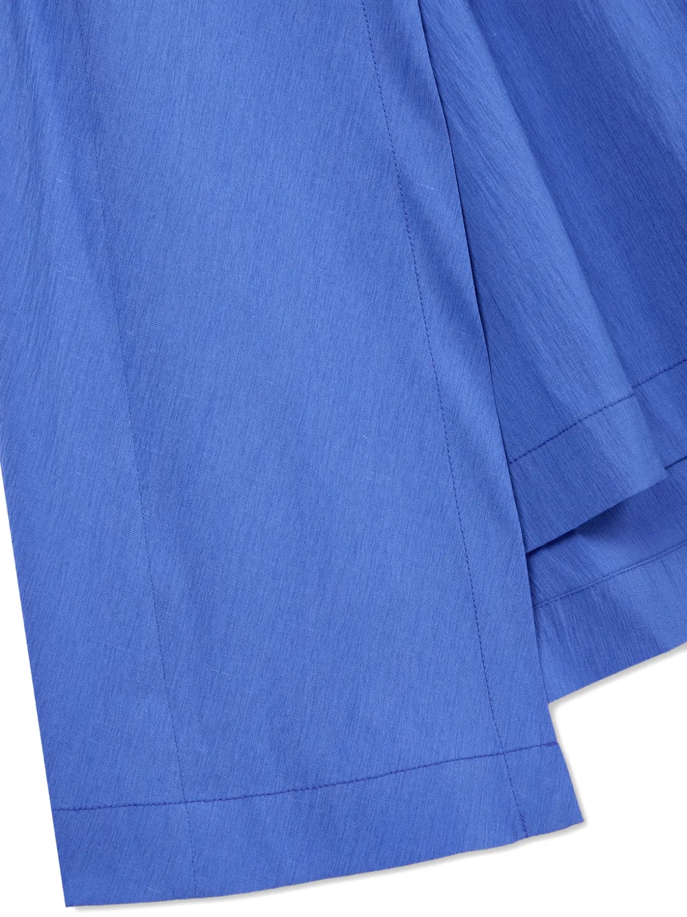TOMBOY Midi-jurk met korte mouwen en gewikkelde voorkant Blauw