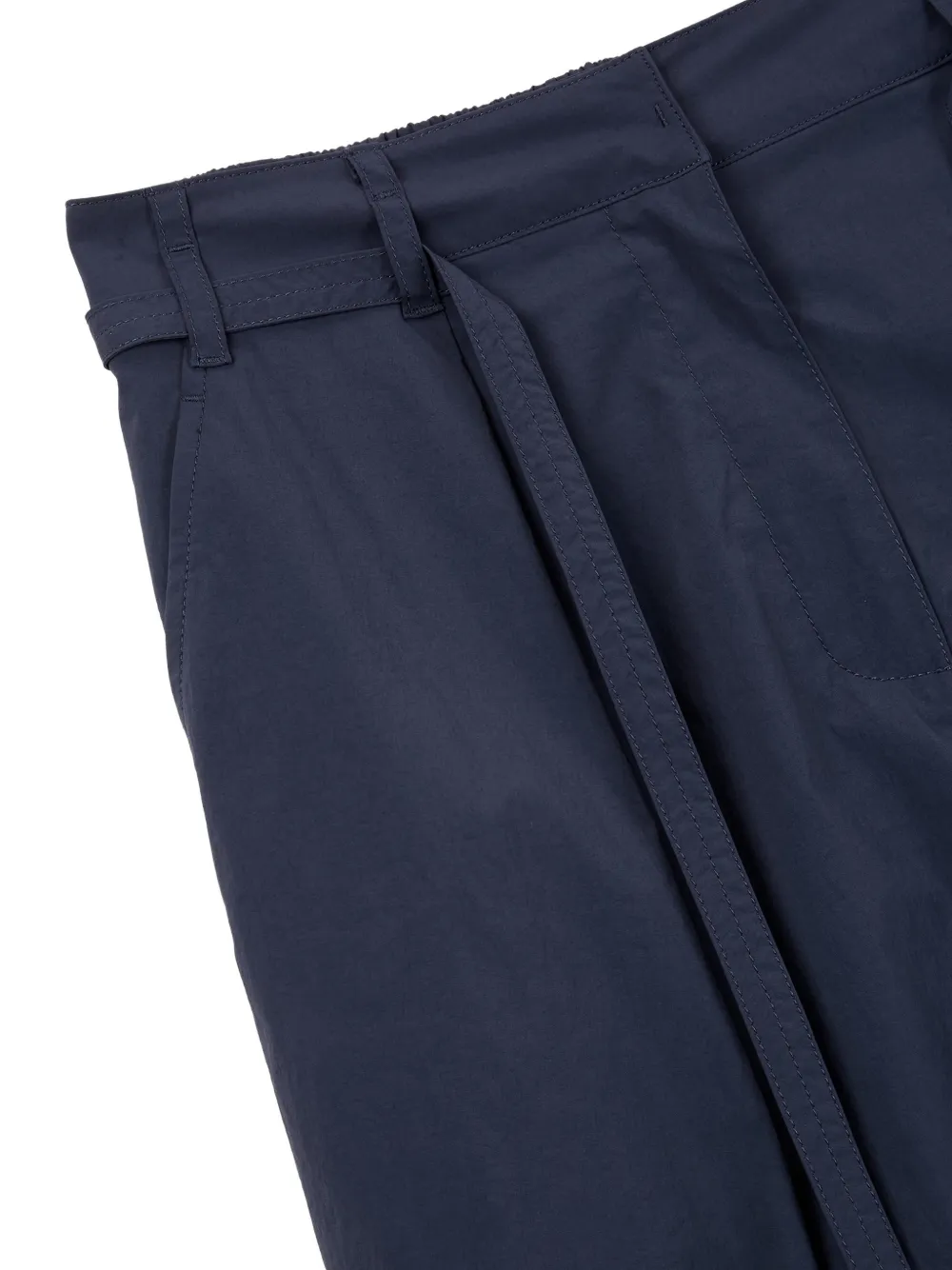 TOMBOY Geplooide shorts met ceintuur Blauw