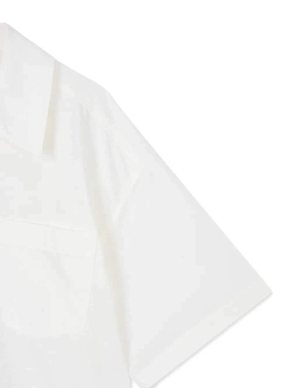 TOMBOY Blouse met korte mouwen en gestrikte rug Wit