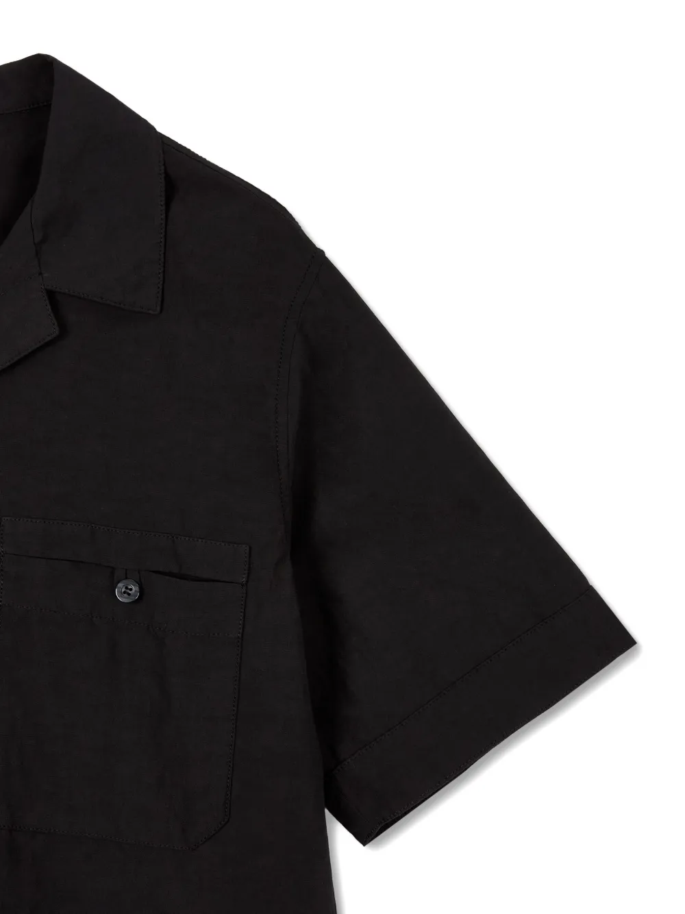 TOMBOY Blouse met open kraag Zwart