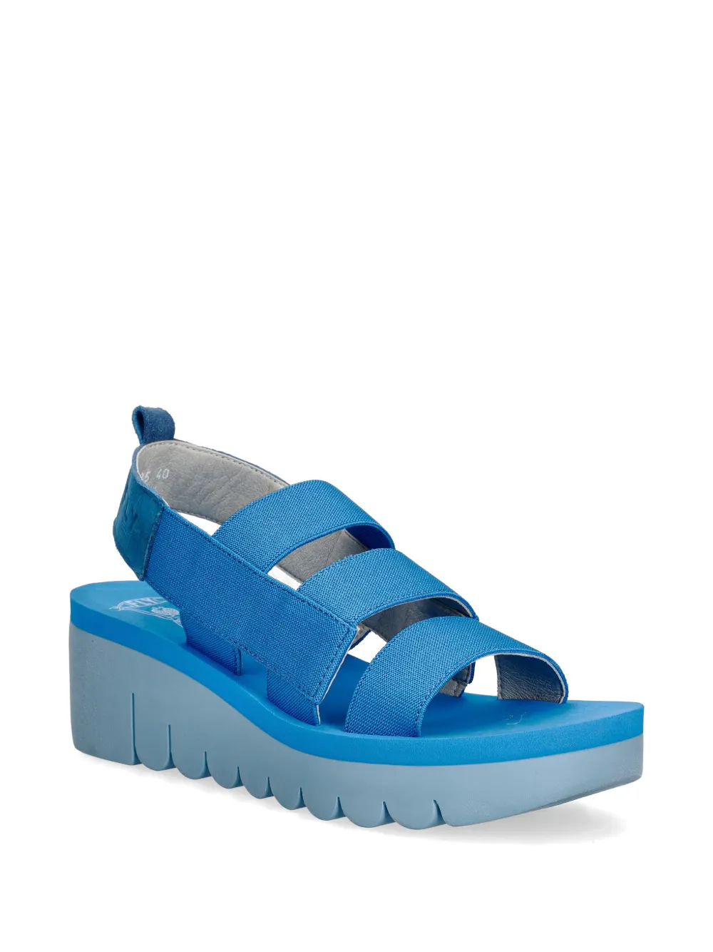 Fly London wedge sandals Blauw