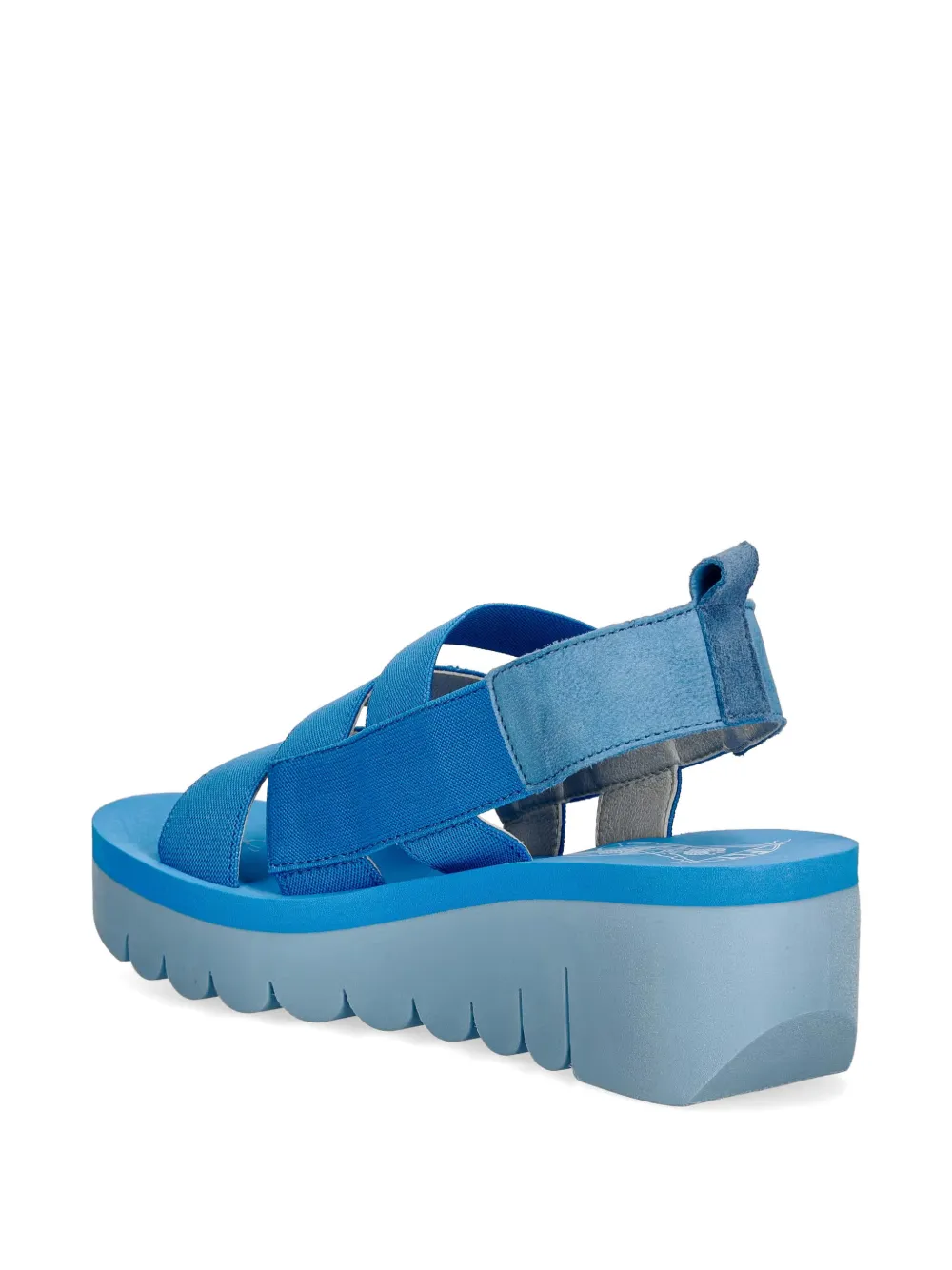 Fly London wedge sandals Blauw
