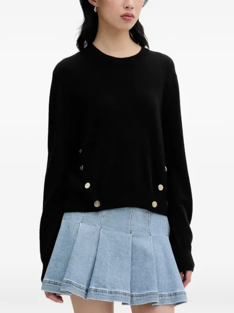 FROM FUTURE button-embellished sweater