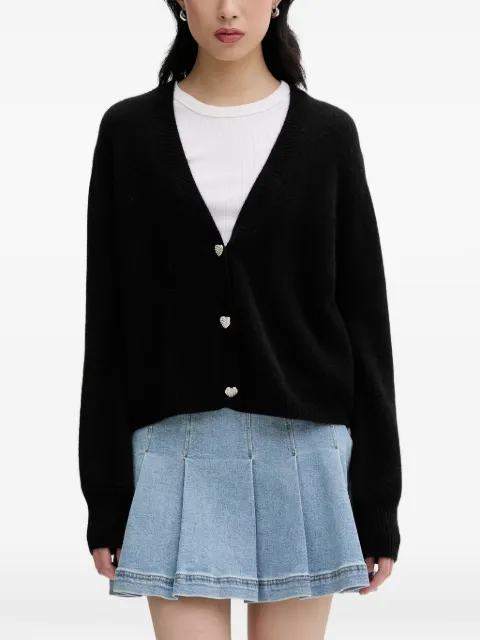 FROM FUTURE heart-button cardigan