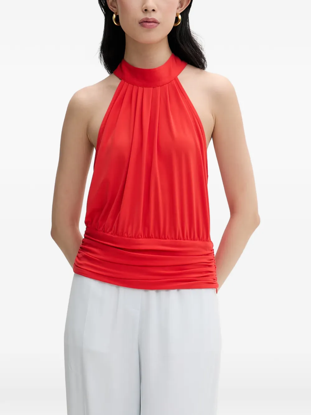 Gestuz GZkadie ruched top - Rosso