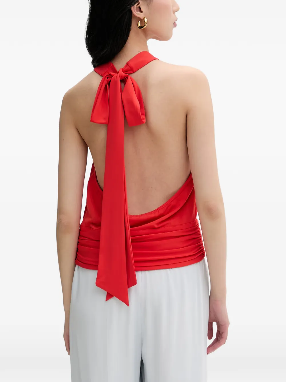 Gestuz GZkadie top met ruches Rood
