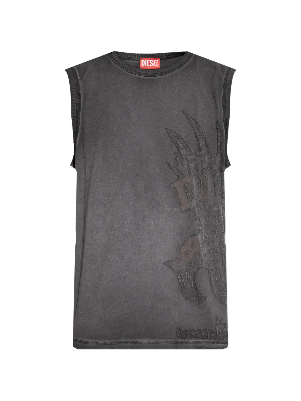 Diesel graphic-print tank top - Grigio